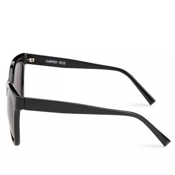 New Harper + Roe Black Women's Sunglasses - Picture 4 of 6